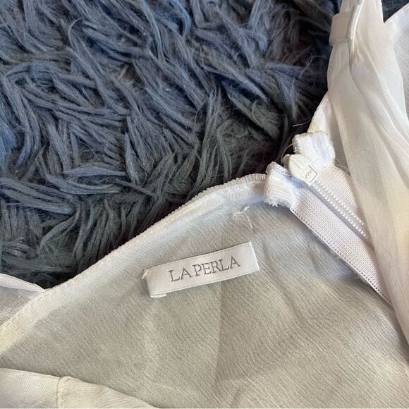 La Perla White Sleeveless Mini Coquette Dress Size S - Picture 3 of 8